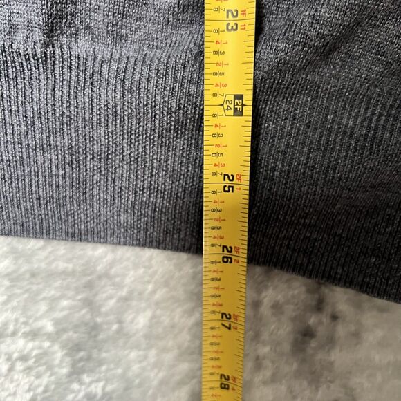 Peter‎ Millar Mens Gray XXL 100% Merino Wool V-Neck Long Sleeve Sweater - Picture 3 of 5